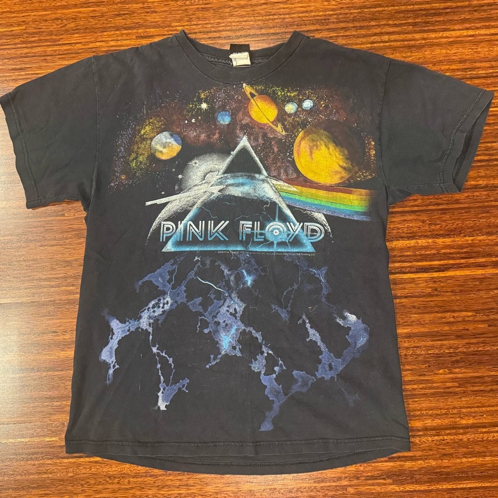 Pink Floyd Dark Side Of The Moon 1987 T Shirt Mens M Black Rockware Anthill